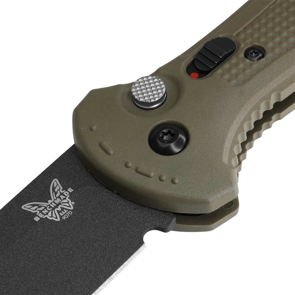 Нож BenchmadeClaymore Auto, олива Фото 4